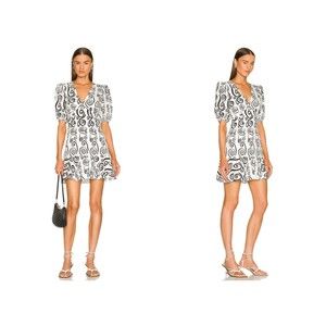 Rhode Ruby Dress in Dreamer Short Puff Sleeve Size 6